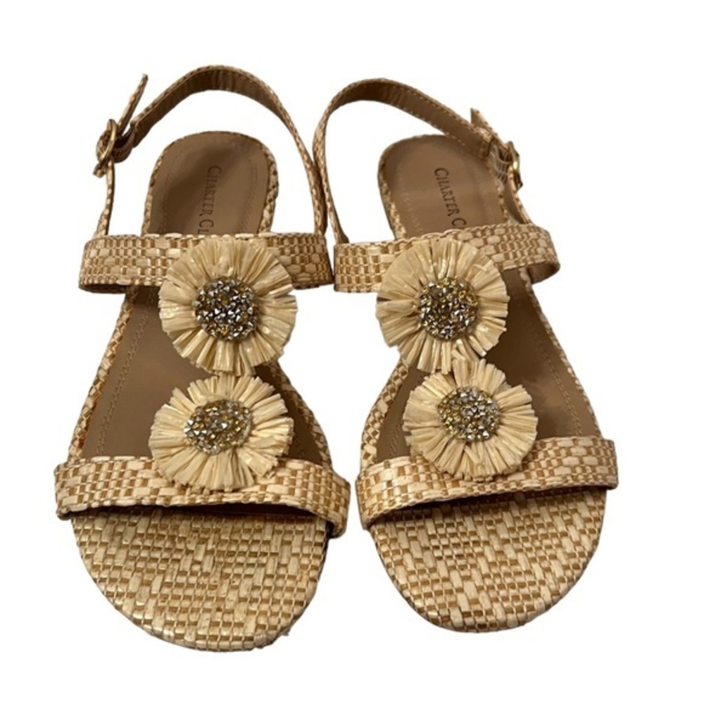 Charter Club Women’s Embellished Coeyy Open Toe Casual Sandals Size 7M